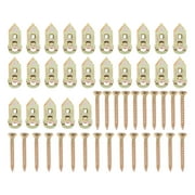 NICEXMAS 50pcs Self-drilling Drywall Anchors with Screws Hollow Wall Anchor Tapping Screw