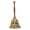 Design-2, variant on diollo Brass Hand Bell School Bell Call Service Bell with Meenakari Work Prayer Bell 6 Inche Approx.