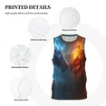 thumbnail image 3 of Sikiie Red And Blue Fire Dragon E Basketball Jersey Reversible Men's Mesh Athletic Sports Shirts Training Practice S-4XL3X-Large, 3 of 6