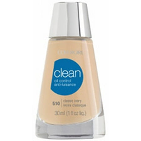 CoverGirl Clean Oil Control Liquid Makeup, Classic Ivory 1 (Best Beauty Oil For Makeup)