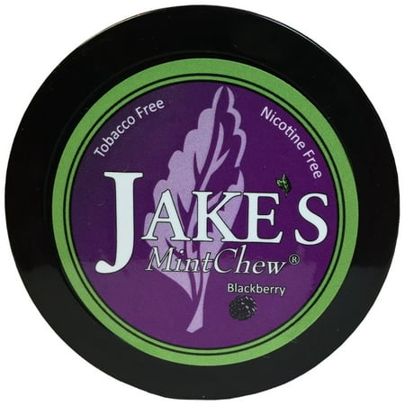 Jake's Mint Chew - Blackberry - 5ct Tobacco & Nicotine (Best Herbal Chewing Tobacco)