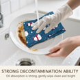 thumbnail image 5 of 2 Pcs Funny Kitchen Towels,Blue Christmas Snowman Pattern Microfiber Dish Towels,Kitchen Tea Towels,Kitchen Towel Set (18" X 26"), 5 of 7