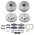 thumbnail image 2 of Power Stop Front and Rear Stock Replacement Brake Pad Rotor Drum and Shoe Kit KOE15505DK, 2 of 7