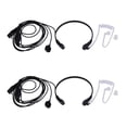 thumbnail image 1 of 2X Micrófono de Garganta Vibración Auricular Auricular para Radio Bidireccional Baofeng Uv-5R Uv-82 Uv-B6 Bf-888S Auricular Walkie Talkie, 1 of 5