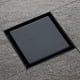 thumbnail image 5 of Desagüe de ducha invisible cuadrado de 4 pulgadas, de acero inoxidable, antiolor, para suelo de baño, 1,3 mm, apto para baldosas, color negro, 5 of 12