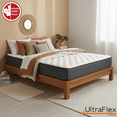 thumbnail image 1 of UltraFlex® STELLAR Queen Size Medium Firm Orthopedic Mattress, Cooling Gel Soy Foam, Premium Quilted Top, Made in Canada, 1 of 10