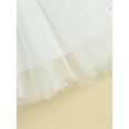 thumbnail image 7 of Hirigin Kids Baby Girl Crochet Lace Dress Sleeveless Floral Princess Dresses Fancy Gown Wedding Party Dresses 2-7 Years, 7 of 7