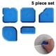 thumbnail image 2 of 5 piezas azul belleza herramientas de costura ventana puerta sellador de silicona esparcidor espátula raspador de cemento herramienta de eliminación de masilla kit removedor de lechada herramienta de calafateo JM, 2 of 4