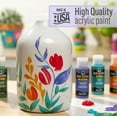 thumbnail image 4 of FolkArt Multi-Surface Satin Acrylic Paint, 8 fl. oz., Pure Black, 4 of 9
