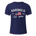 thumbnail image 4 of Ramiter 4th of July Shirts for Men USA Flag Patriot T-Shirts American Flag Tee Tops(Navy,2XL), 4 of 5