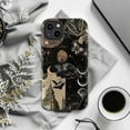 thumbnail image 5 of Mystic Gothic Phone Case – Vintage Celestial Moon & Skeleton Collage Aesthetic, Protective Cover for iPhone 16 15 14 13 12 11 Pro Max Plus Mini, 5 of 6
