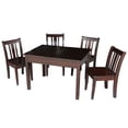 thumbnail image 3 of ChildsTable with 4 San Remo Juvenile Chairs - Rich Mocha- 5 Piece Set, 3 of 12