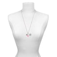 thumbnail image 3 of Delight Jewelry Silvertone Disc 1/2'' Initial - s - Purple Heart Nurse Strong Zoe Necklace, 3 of 4