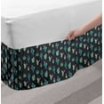 thumbnail image 2 of Cactus Bed Skirt, Exotic and Modern Demonstration of Cacti and Succulents Mother Nature Colors, Elastic Bedskirt Dust Ruffle Wrap Around for Bedding Decor, 4 Sizes, Multicolor, by Ambesonne, 2 of 2