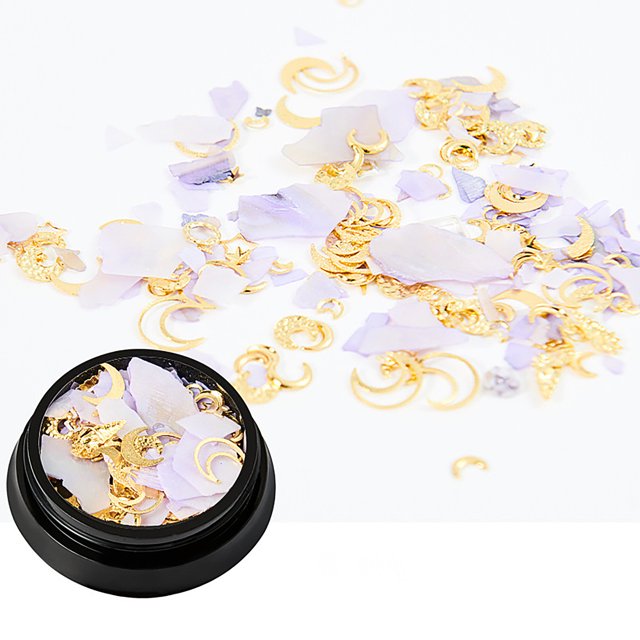Jusqu'à 40 % de Réduction sur les Cadeaux Oefntac Ongles Pressés Étoile et Forme Ensemble de Bijoux Cuivre Sequins Ronds Strass