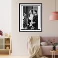 thumbnail image 3 of Historic Framed Print, [Robert Morse and Rudy Vallee during recording session for How to succeed in business without really trying"]", 17-7/8" x 21-7/8", 3 of 9