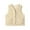 Beige, variant on GYRATEDREAM Infant Toddler Baby Fall Winter Fleece Vest Coat Boys Girls Sleeveless Button down Jacket Outwear with Pockets Warm Clothes for 6 Months-5 Years