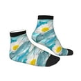 thumbnail image 3 of Bingfone Daisy Flowers Design Patterned Men'S Women'S Casual Cotton Socks, 3 of 9