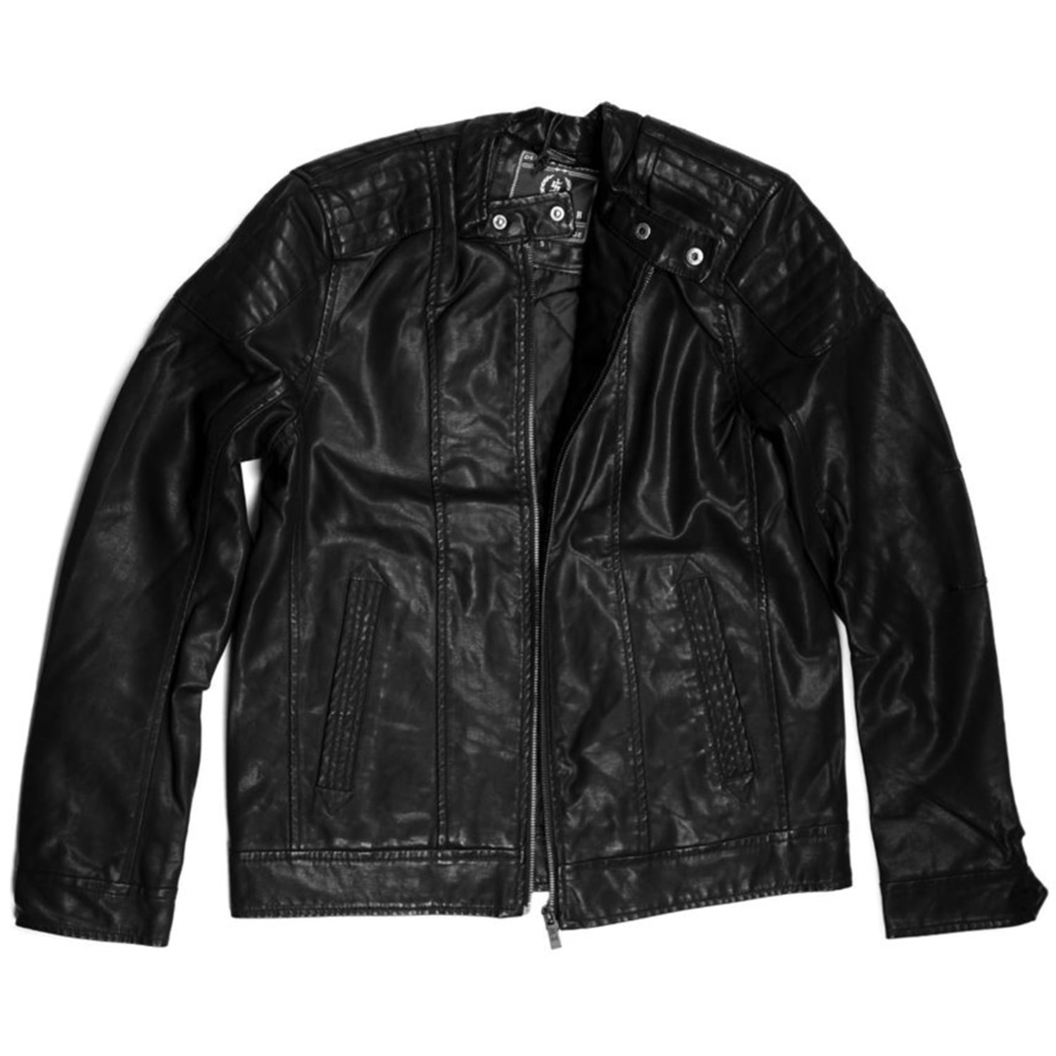 indigo star leather jacket