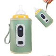 thumbnail image 5 of Bottle Warmer, Portable Lightweight Bottle Warmer Precise Heating Temperature Adjustable LCD Display with USB Cable Outdoor, 5 of 5