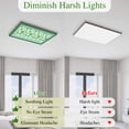 thumbnail image 5 of St. Patrick's Day Magnetic Fluorescent Light Covers for Ceiling Lights 2x4Ft, Lucky Shamrock Clover Green Plant Office Classroom Kitchen Drop Ceiling Light Covers Lighting Filters Shade Panel 4 Packs, 5 of 9