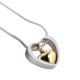 thumbnail image 2 of Colgante de cenizas de cremación de doble corazón, collar conmemorativo de acero inoxidable, joyería de cremación en forma de corazón, recuerdo para mujeres, hombres y niños Hy, 2 of 3