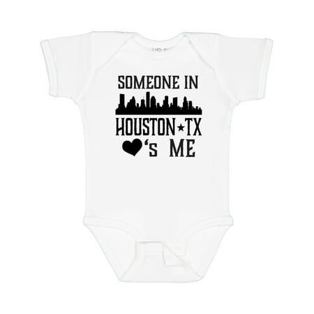 

Inktastic Houston Texas Someone Loves Me Skyline Gift Baby Boy or Baby Girl Bodysuit