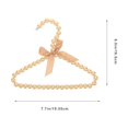 thumbnail image 4 of 4pcs Pet Hanger Kids Hangers Dogs Cat Clothes Hanger Pet Clothes Drying Rack Pearl Hanger for Pet, 4 of 8