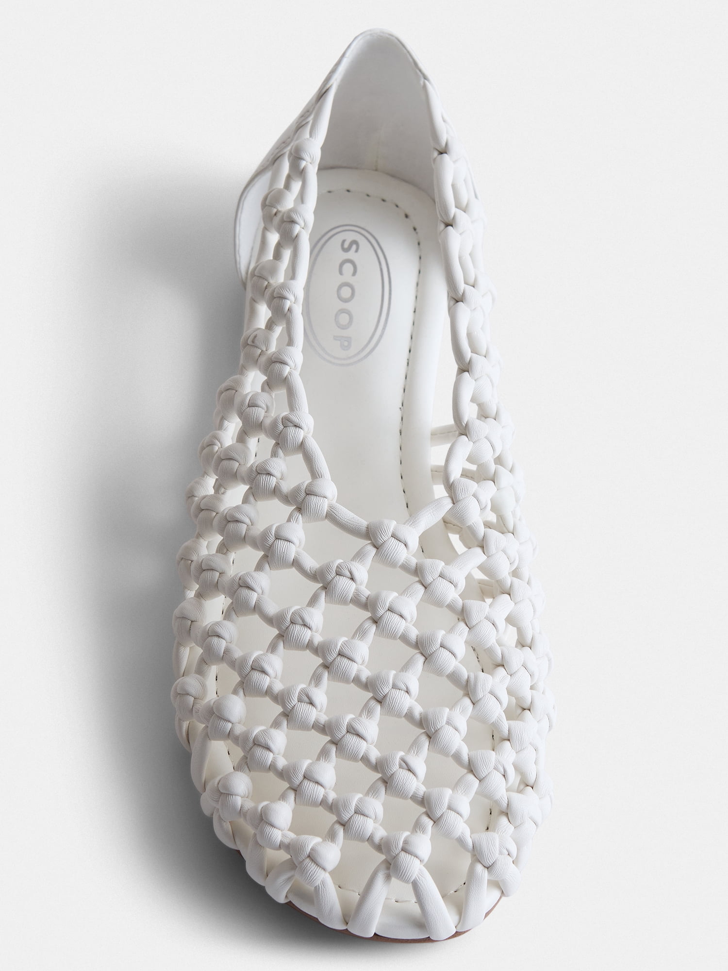 Scoop Women's Crochet Knot Ballet Flats