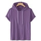 thumbnail image 1 of pstuiky camisetas para hombre, Camiseta deportiva informal de manga corta con capucha y cuello redondo para hombre camisas casuales para hombre xl, 1 of 6