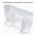 thumbnail image 3 of fastboy Pencil Case Foldable Cosmetics Storage Box Plastic Desktop Stationery Container Holder, White, 3 of 9