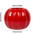 thumbnail image 3 of 100Fens Creative pumpkin plastic vase cute pumpkin desktop ikebana mounted vase, simulation pumpkin vase Daily & Holiday Decoration, 3 of 6