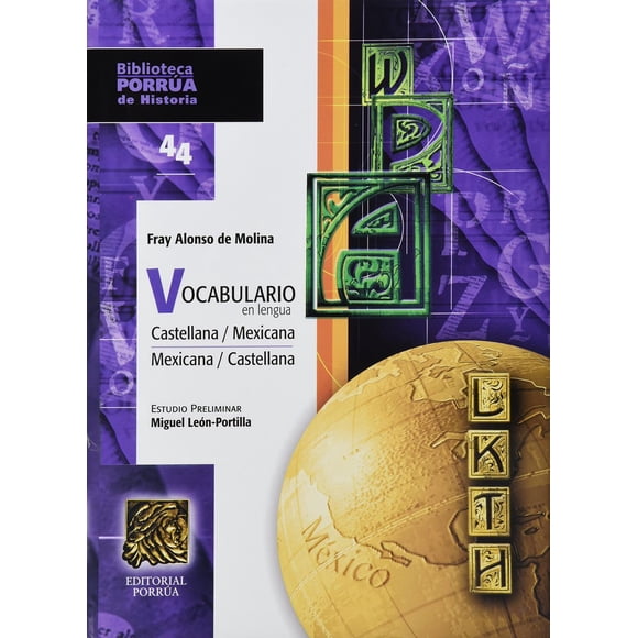 Vocabulario en lengua castellana y mexicana Editorial Porrúa 9789700747446
