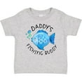 thumbnail image 3 of Inktastic Daddy's Fishing Buddy with Cute Blue Fish Boys or Girls Baby T-Shirt, 3 of 5
