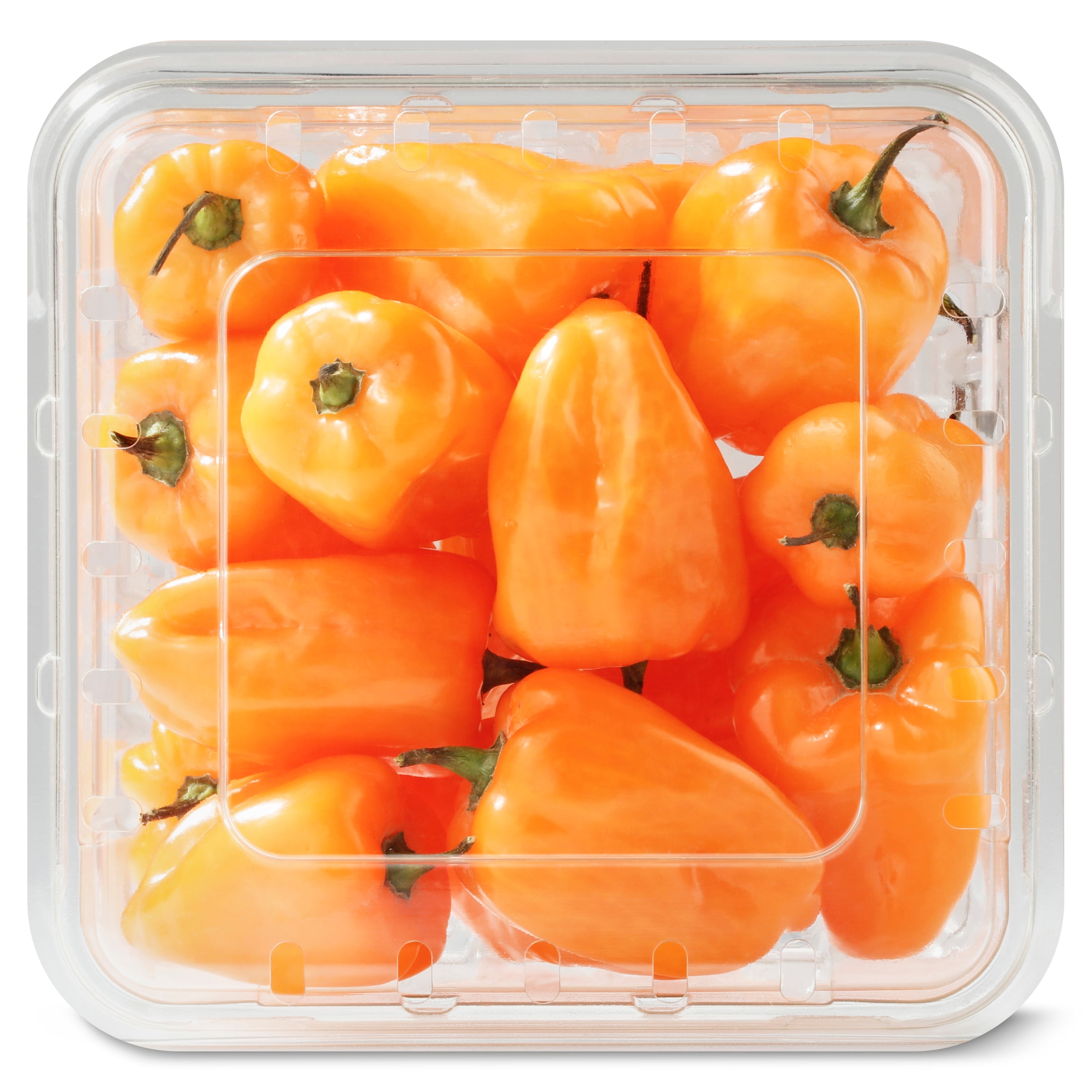 Fresh Habanero Peppers, 4 Ounce Tray
