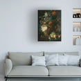 thumbnail image 2 of Trademark Fine Art Jan Van Huysum Still Life With Flowers And Fruit Canvas Wall Art - 24x32, 2 of 5