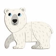 thumbnail image 4 of Janod - Magnéti'Book Polar Animals - Magnetic Educational Game 30 Magnets + 10 Models - Children's Toy Made of FSC Cardboard - Develops Fine Motor Skills and Imagination - Suitable for Ages 3, 4 of 6