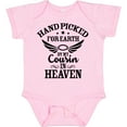 thumbnail image 3 of Inktastic Handpicked for Earth by My Cousin in Heaven with Angel Wings Boys or Girls Baby Bodysuit, 3 of 5