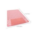 thumbnail image 3 of Non Slip Shower Floor Mat for Bathroom and Bathtub, Waterproof Plastic Anti Fatigue Drainage Bath Mat with Suction Cups and Foot Scrub Brush, 16x28 Inch, 3 of 6