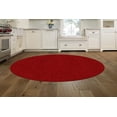 thumbnail image 6 of Seasonal Round Area Rug Carpets for Under a Christmas Tree. Add Some Holiday Flare and Comfort Under Your Tree This Year (7 ft Round, Red), 6 of 6