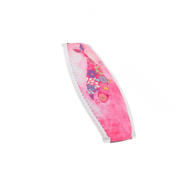 Decodeary Sangle de Masque de Plongée Douce pour Protection Natation Snorkeling Sports pour Rose 9x18cm