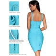 thumbnail image 4 of Women's Celebrity Bandage Bodycon Dress Strap Party Pencil Dress, 4 of 5