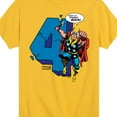 thumbnail image 3 of Marvel Thor - Birthday Four - Toddler and Youth Short Sleeve Graphic T-Shirt, 3 of 5