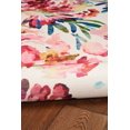 thumbnail image 2 of Julian 2' x 8' Washable Runner, Raspberry and Ivory, 2 of 6