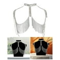 thumbnail image 2 of AOOOWER Crystals Tassels Arm Chain Multilayered Shoulder Body Jewelry for Ladies, 2 of 8