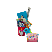 Timeless Desserts Unicorn Birthday Gift Basket, Personalized, Pink, Crafts, Candy