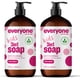 thumbnail image 1 of Everyone 3-in-1 Kids Soap, Body Wash, Bubble Bath, Shampoo, Coconut Cleanser with Organic Plant Extracts and Pure Essential Oils, Clear, Berry Blast, 32 Fl Oz, Pack of 2, 1 of 7