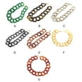 thumbnail image 4 of Qarigey Gargantilla Collar Acrílico Moda Suéter Cadenas Collar Joyería Niñas Type8 NO8, 4 of 6