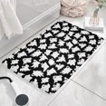 thumbnail image 3 of Halloween Ghost Army Pattern Flannel Non Slip Door Rugs,Washable Door Mats Indoor,Decorative Door Mats,Dirt-Resistant and Absorbent Doormat for Entrance,Bedroom,Kitchen,Bathroom,31.5x17in(80x43cm), 3 of 4
