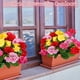 thumbnail image 5 of Flores artificiales de geranio Turnmeon para decoración de exteriores, 4 unidades, 5 of 9